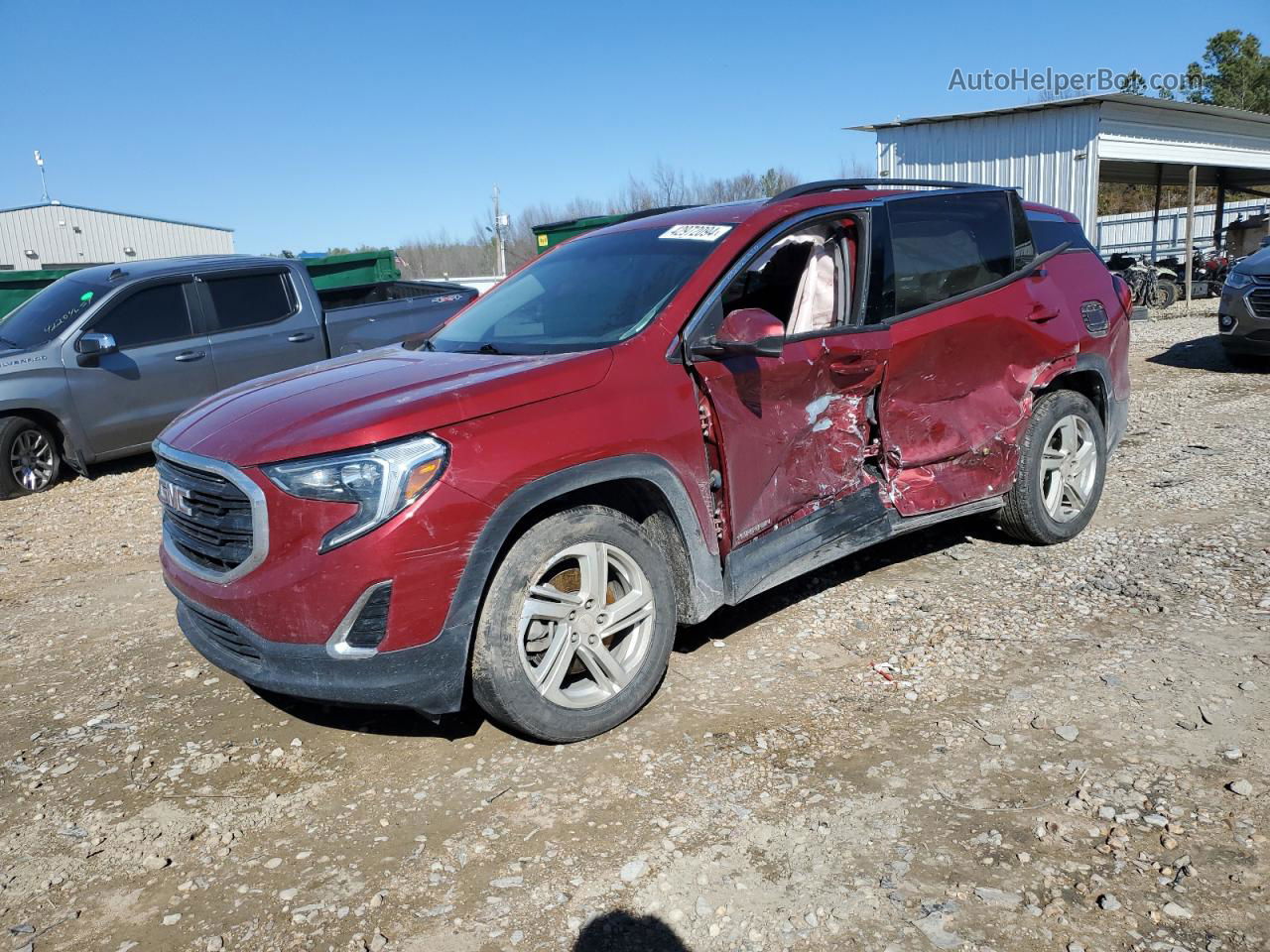 2019 Gmc Terrain Sle Красный vin: 3GKALTEX3KL332933