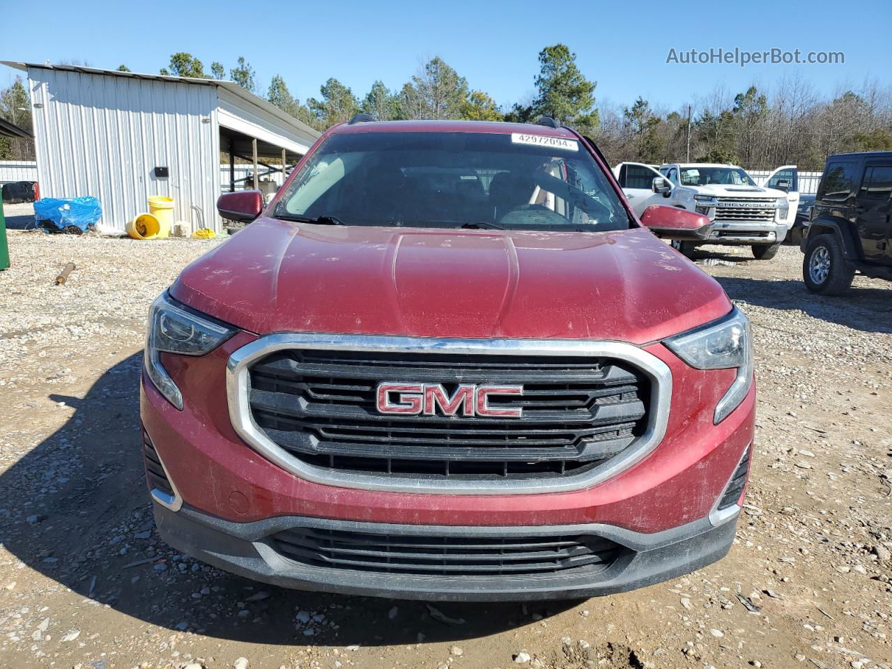 2019 Gmc Terrain Sle Красный vin: 3GKALTEX3KL332933