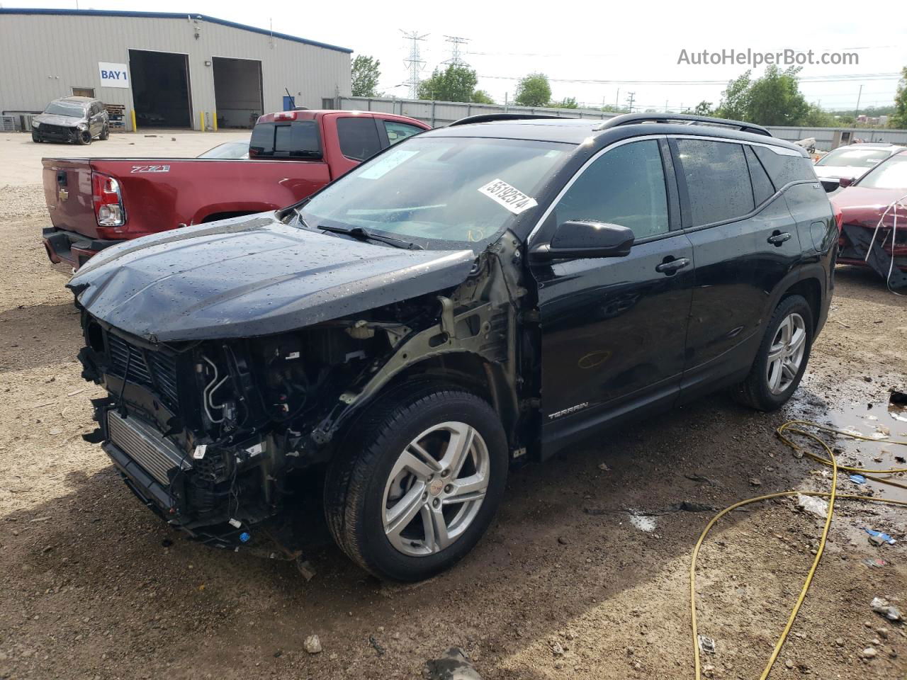 2019 Gmc Terrain Sle Black vin: 3GKALTEX4KL261189