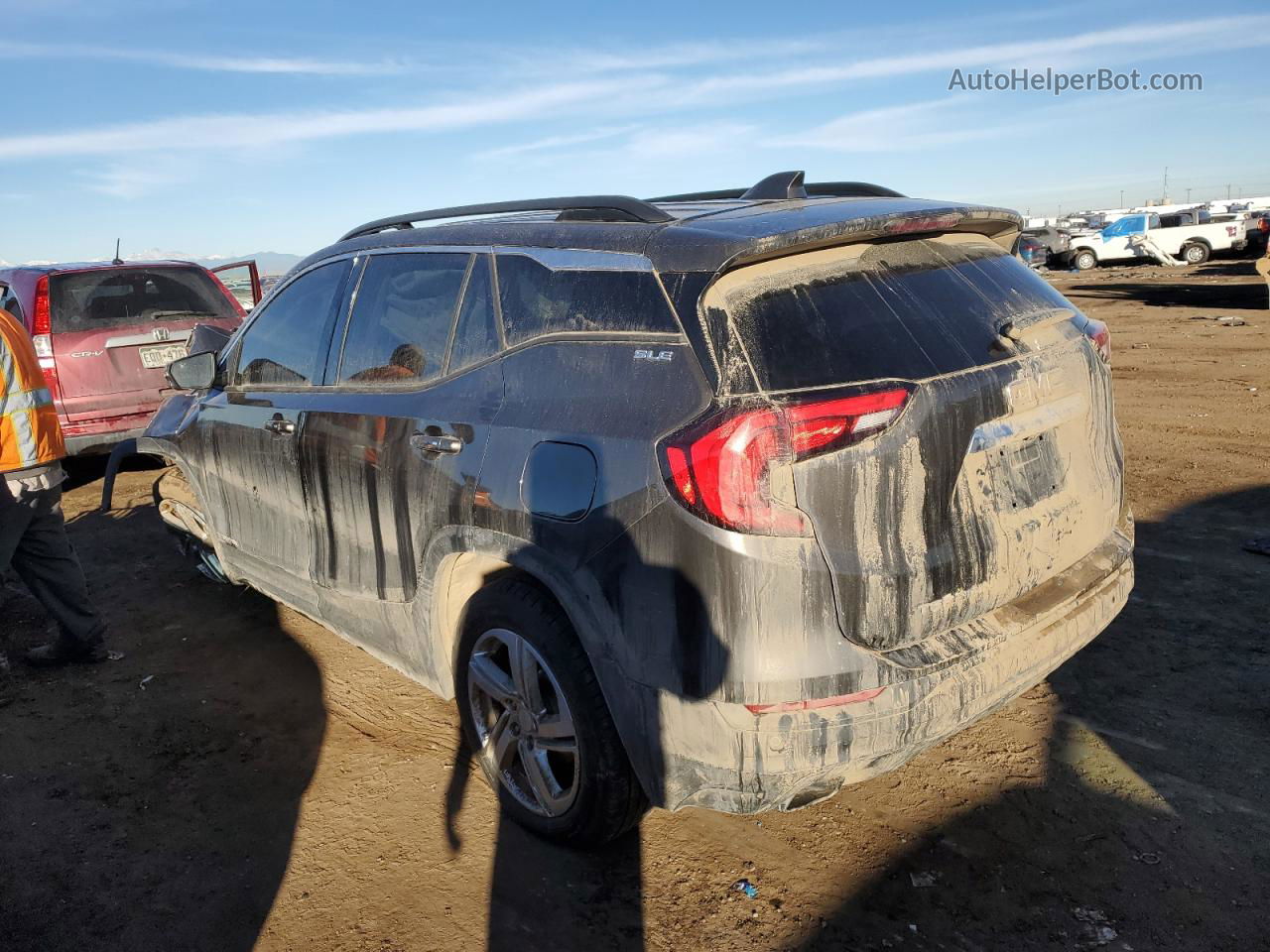 2019 Gmc Terrain Sle Черный vin: 3GKALTEX8KL190708