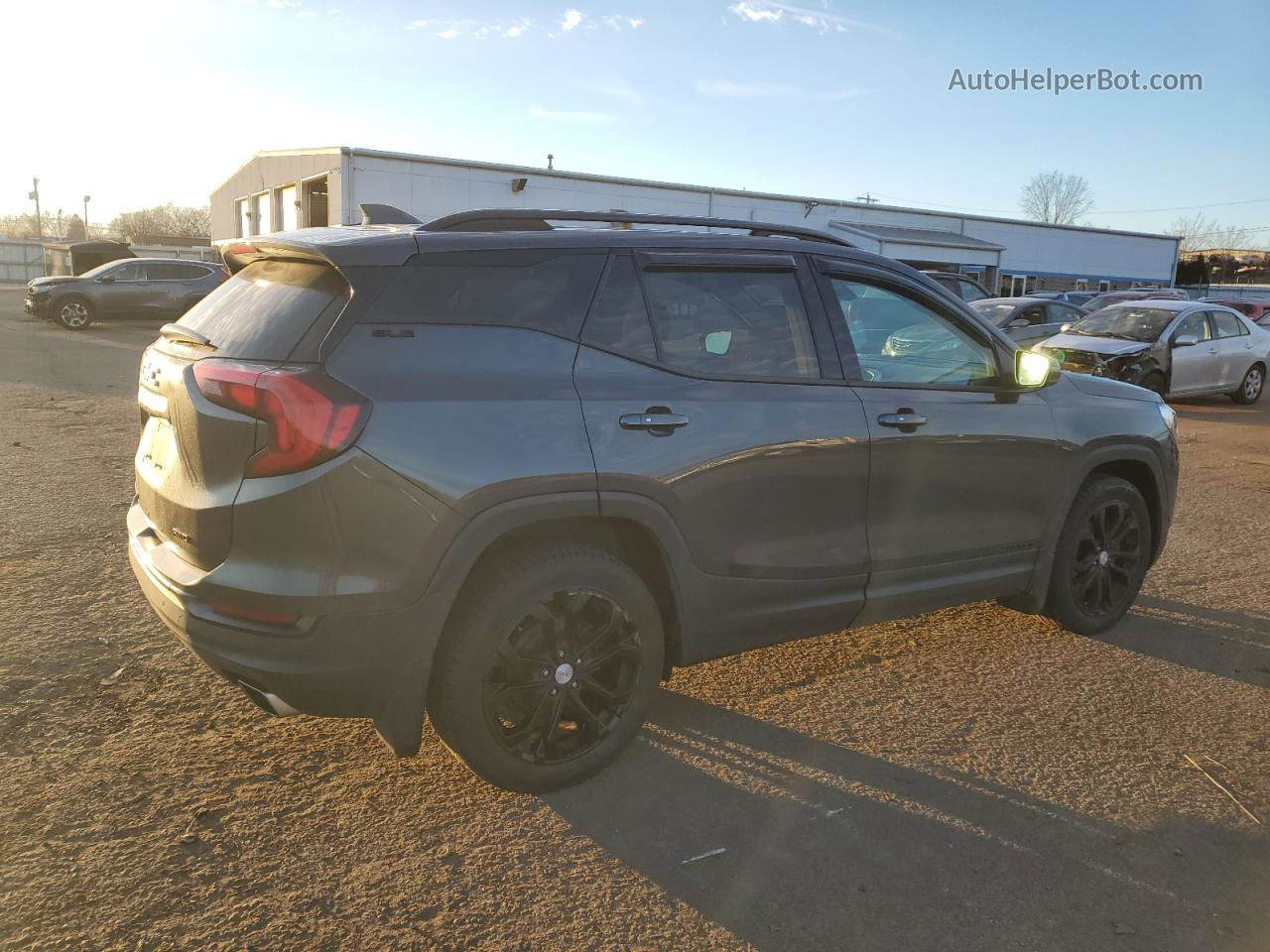 2019 Gmc Terrain Sle Серый vin: 3GKALTEXXKL139291