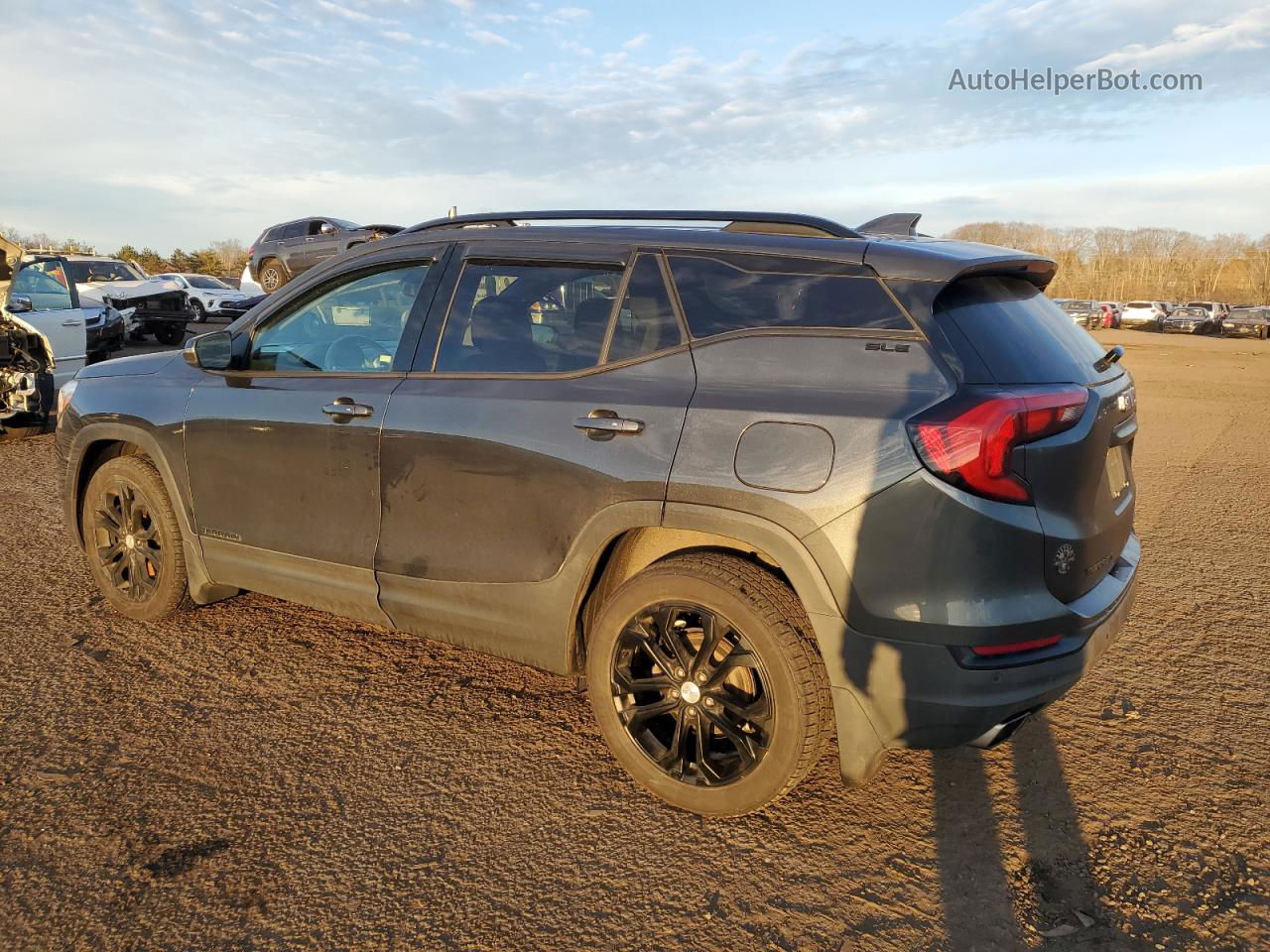 2019 Gmc Terrain Sle Серый vin: 3GKALTEXXKL139291