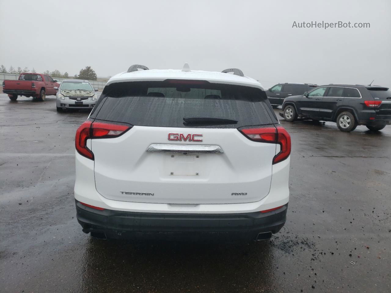 2019 Gmc Terrain Sle White vin: 3GKALTEXXKL226298