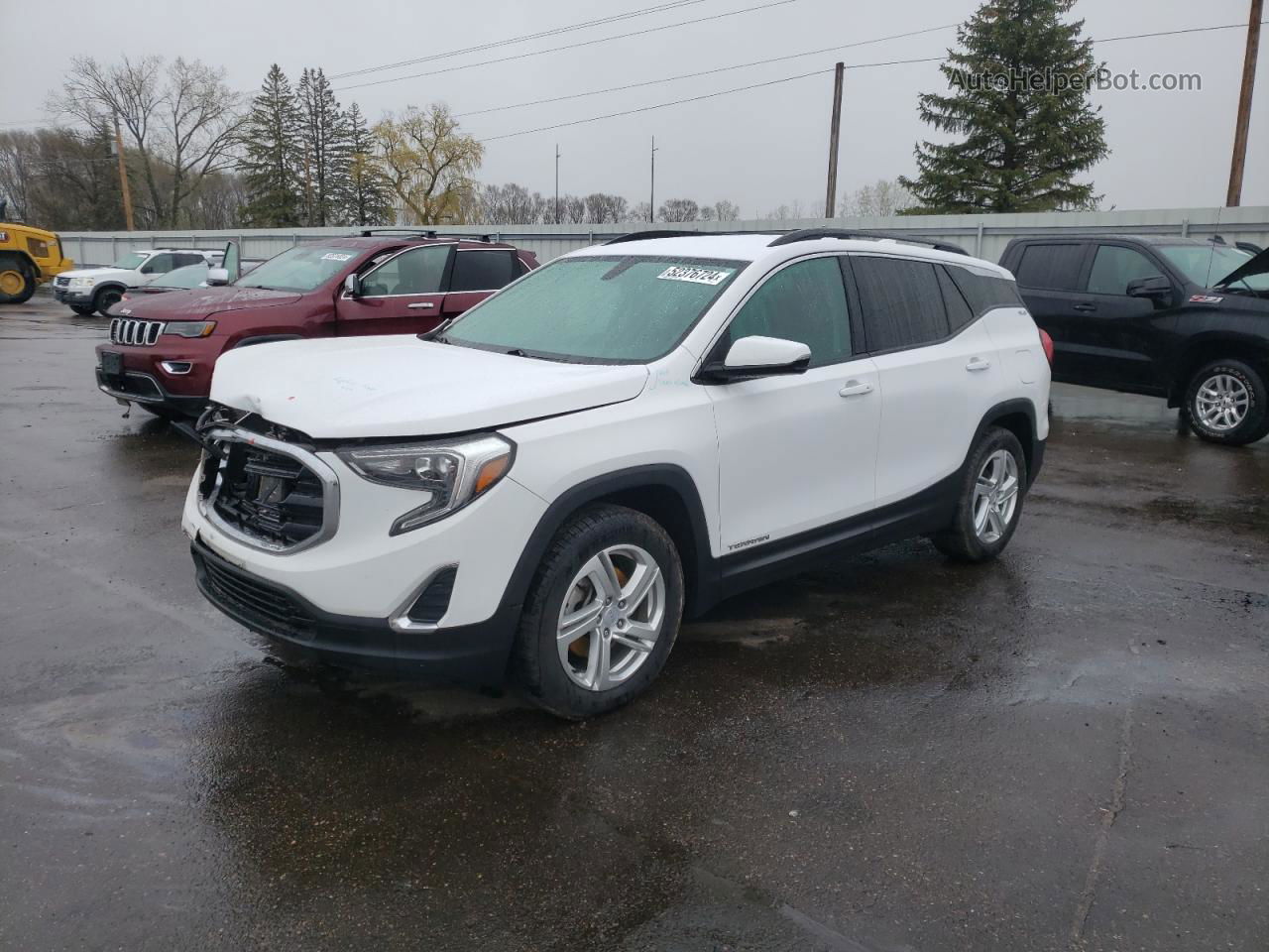 2019 Gmc Terrain Sle White vin: 3GKALTEXXKL226298