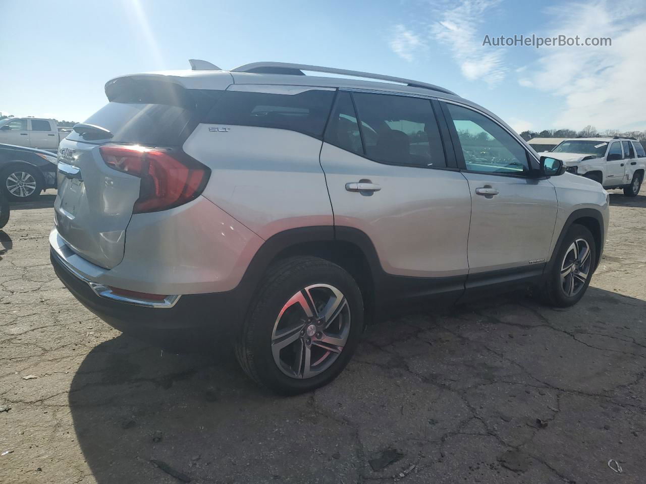 2019 Gmc Terrain Slt Silver vin: 3GKALVEV1KL240147