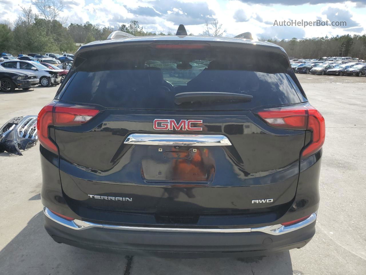 2020 Gmc Terrain Slt Черный vin: 3GKALVEV1LL109186