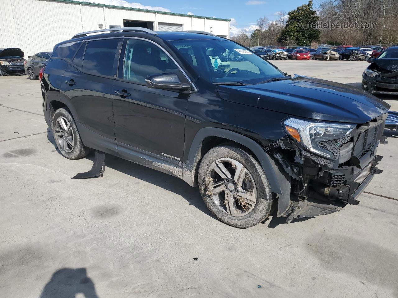 2020 Gmc Terrain Slt Черный vin: 3GKALVEV1LL109186