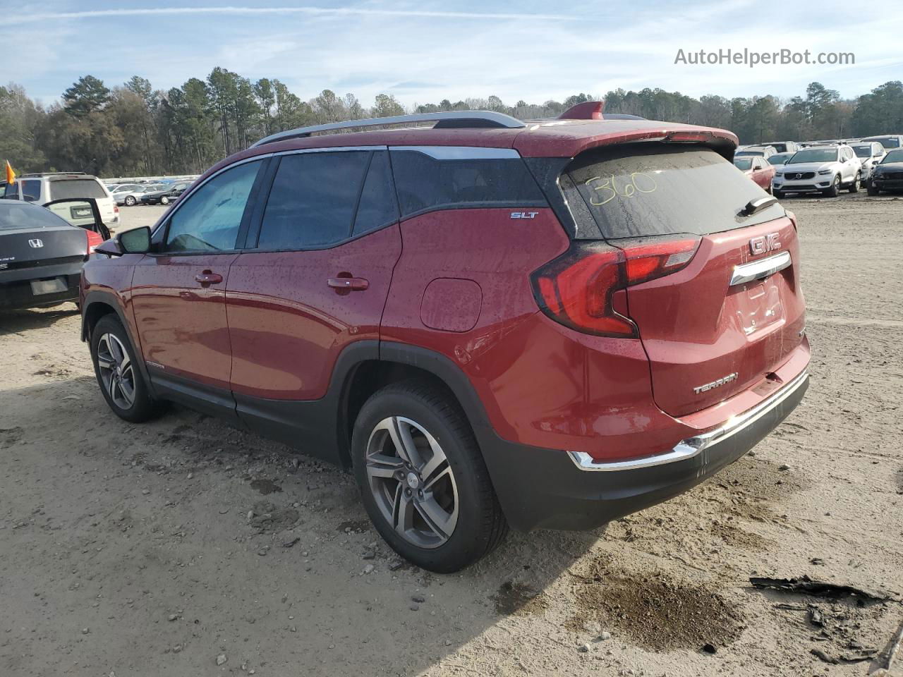 2020 Gmc Terrain Slt Burgundy vin: 3GKALVEV1LL115103