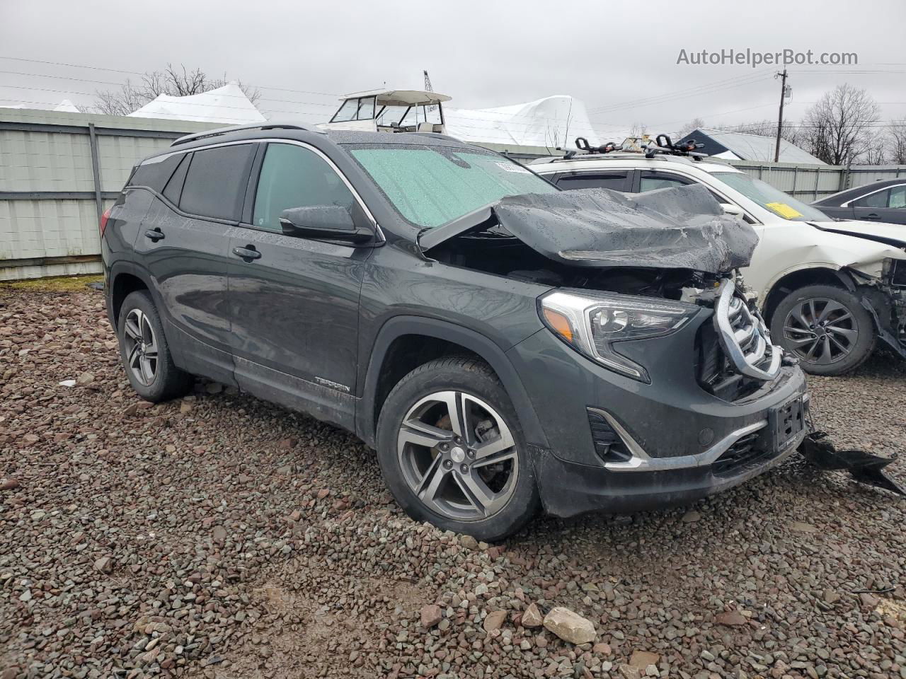 2020 Gmc Terrain Slt Серый vin: 3GKALVEV1LL179920