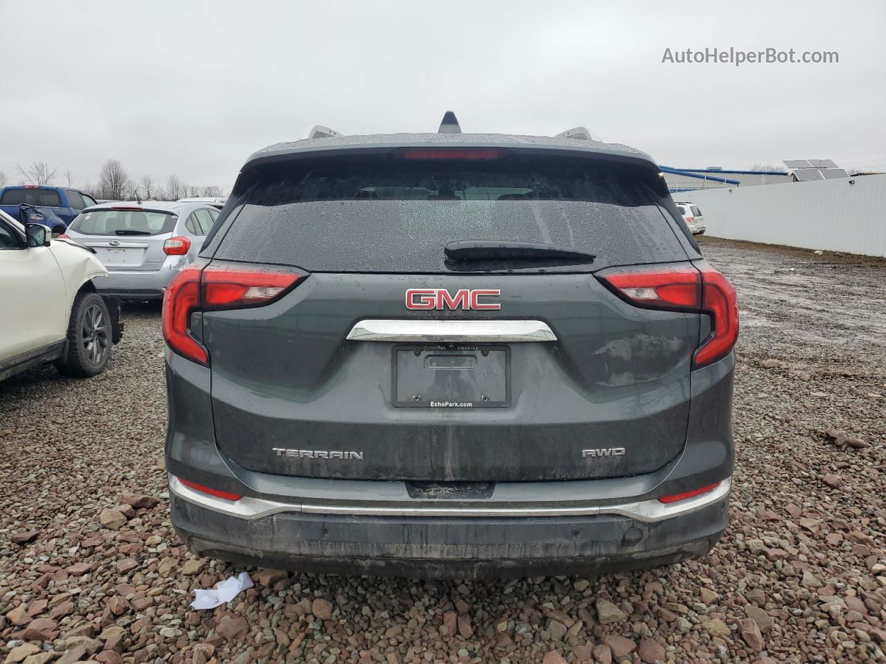 2020 Gmc Terrain Slt Серый vin: 3GKALVEV1LL179920