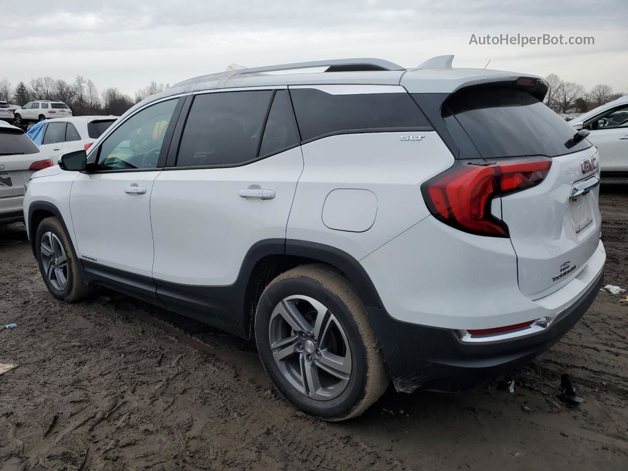 2019 Gmc Terrain Slt White vin: 3GKALVEV2KL284061