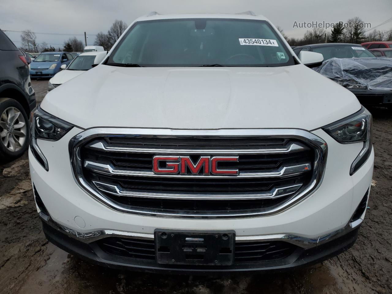 2019 Gmc Terrain Slt White vin: 3GKALVEV2KL284061