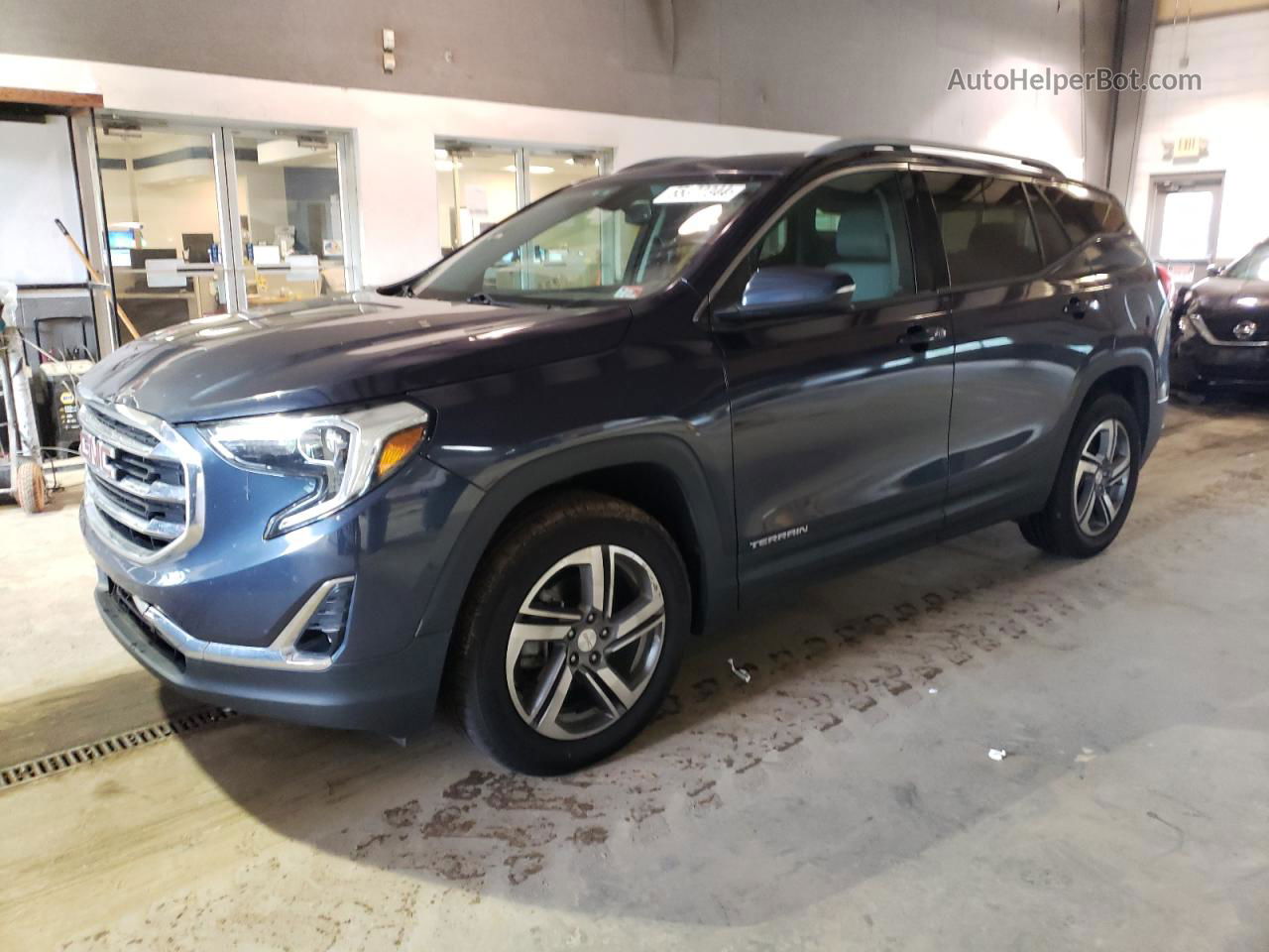 2019 Gmc Terrain Slt Blue vin: 3GKALVEV2KL321836