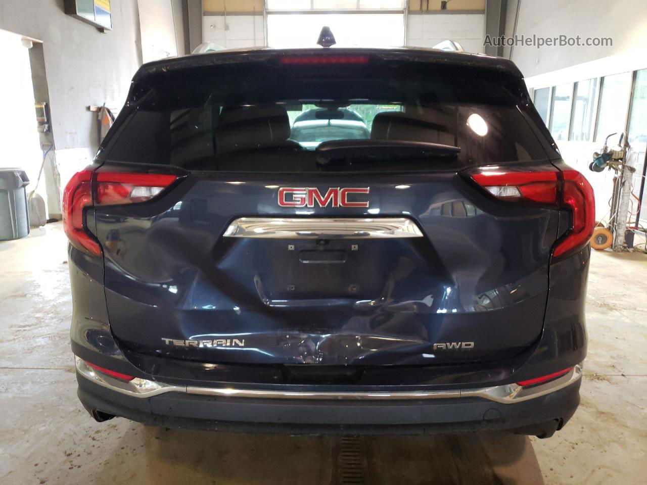 2019 Gmc Terrain Slt Синий vin: 3GKALVEV2KL321836