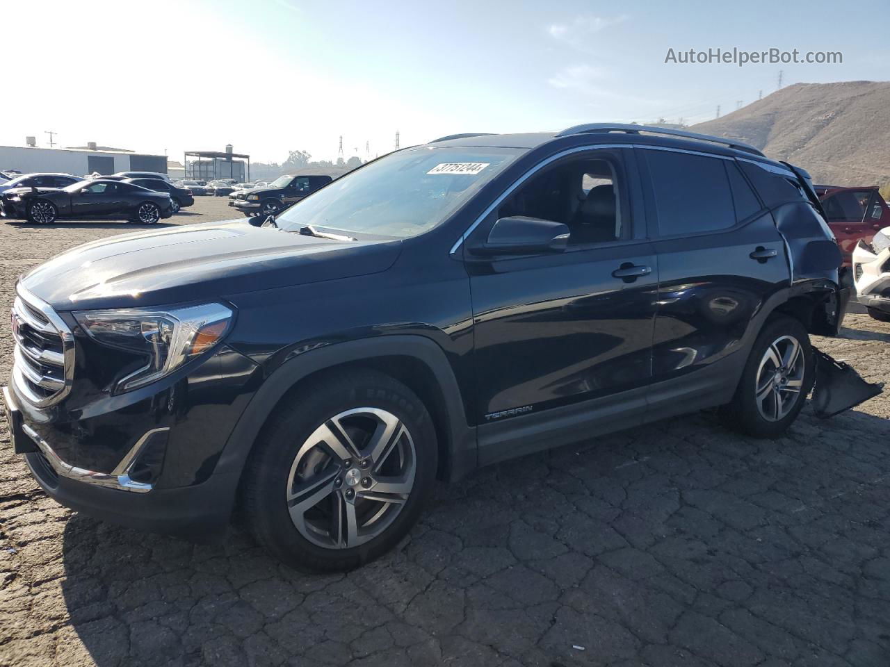 2020 Gmc Terrain Slt Черный vin: 3GKALVEV2LL100142