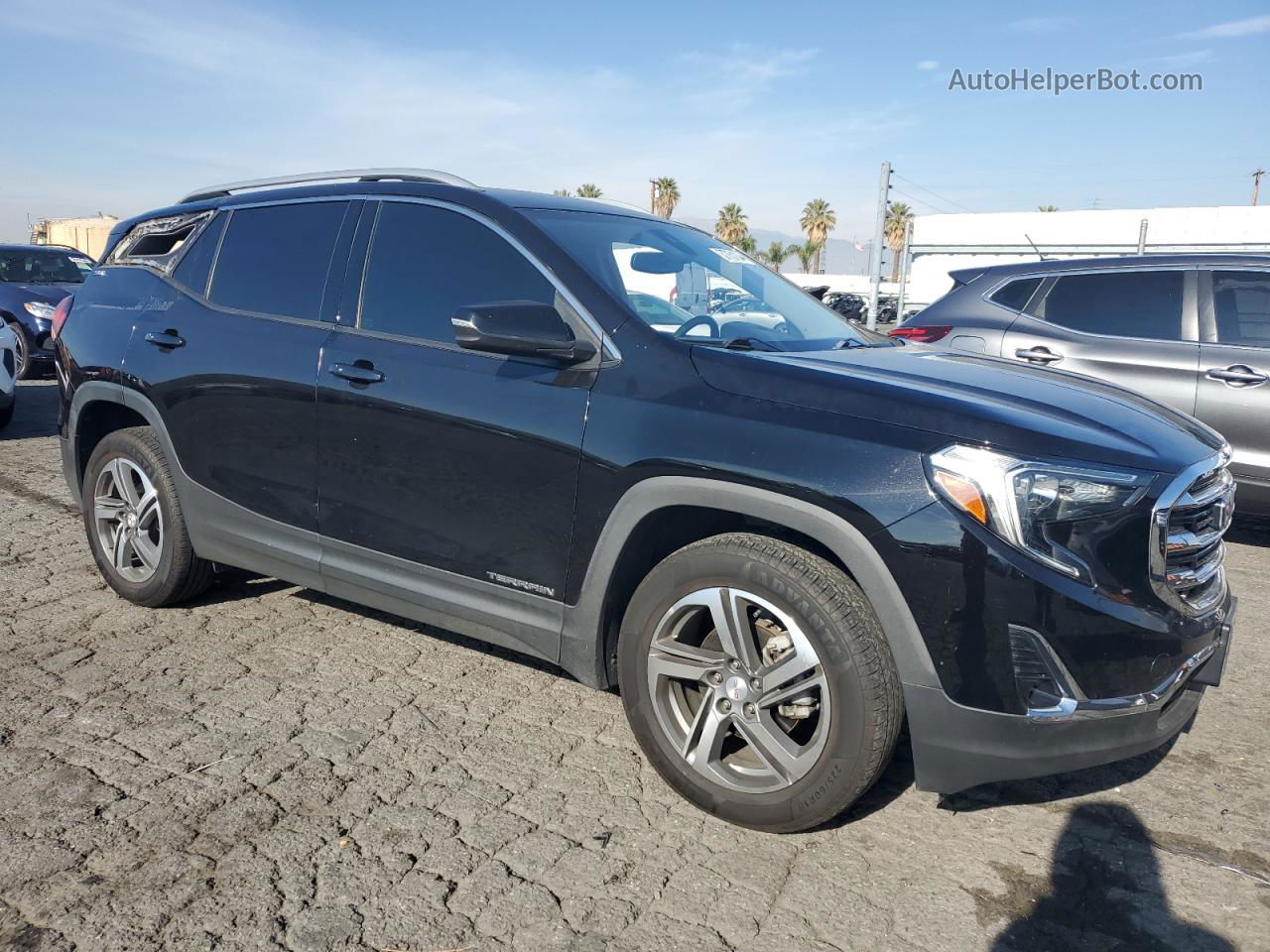 2020 Gmc Terrain Slt Черный vin: 3GKALVEV2LL100142