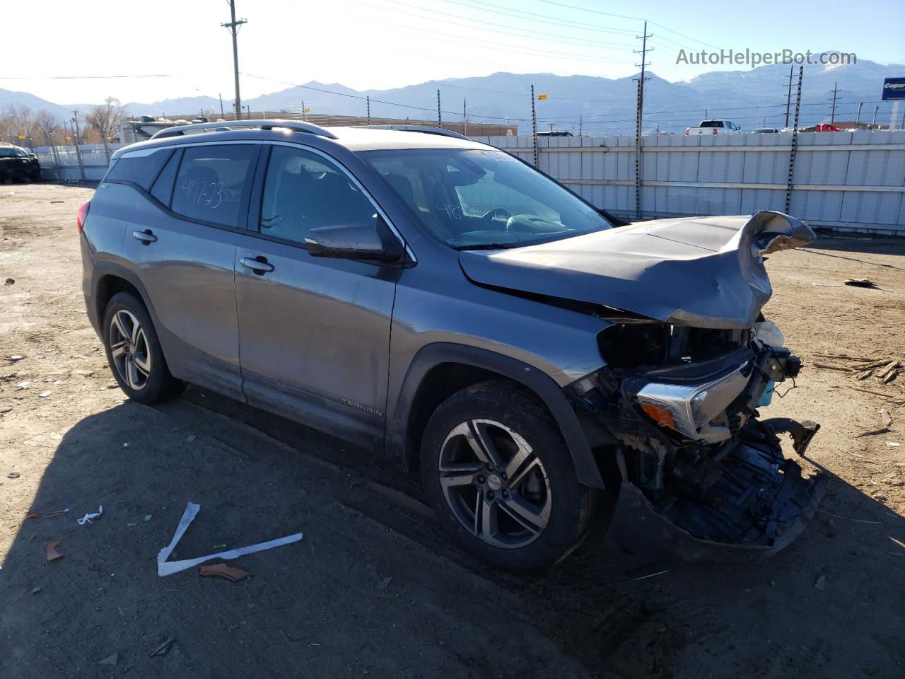 2020 Gmc Terrain Slt Gray vin: 3GKALVEV2LL265074