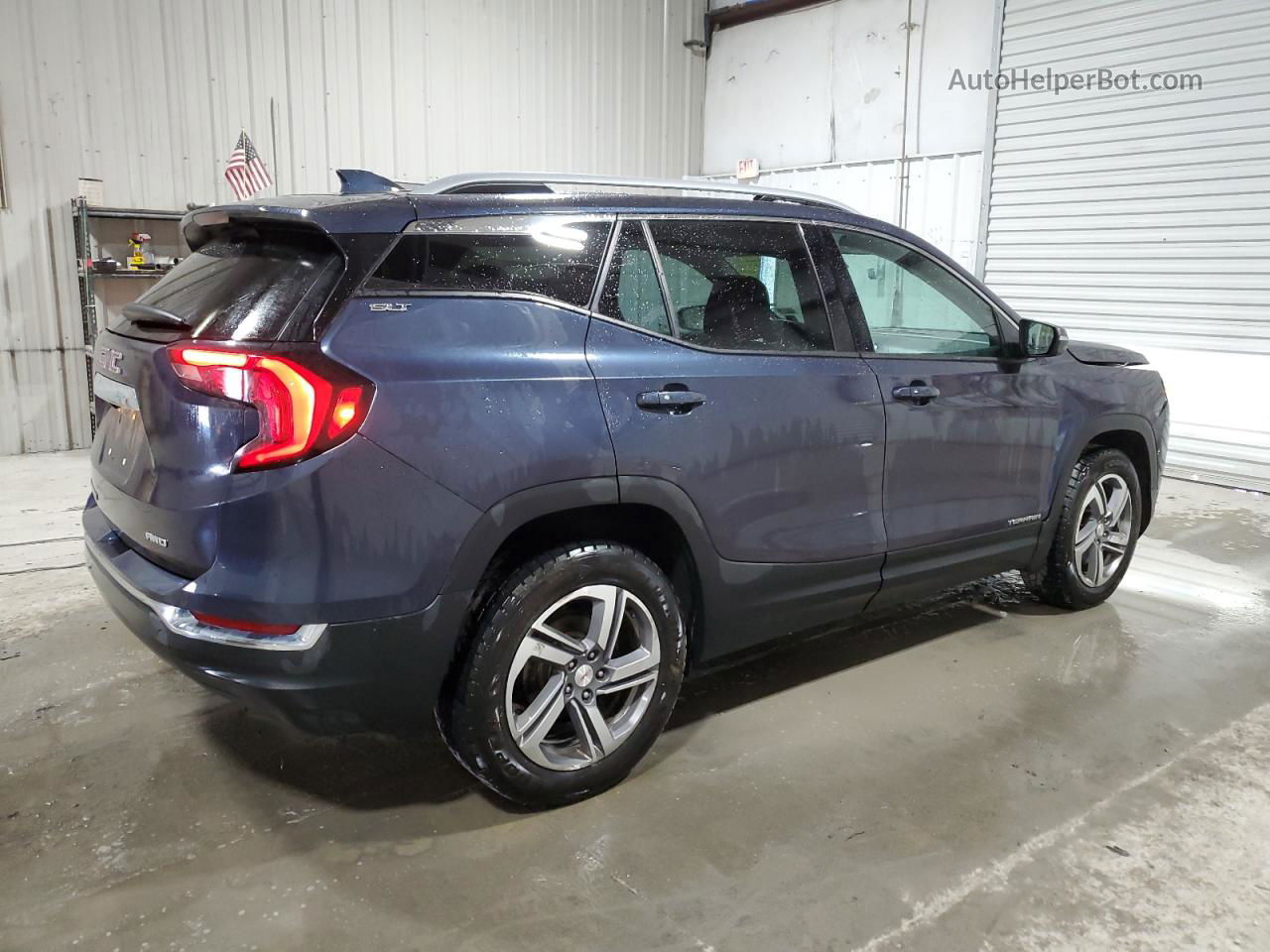 2019 Gmc Terrain Slt Blue vin: 3GKALVEV3KL260092