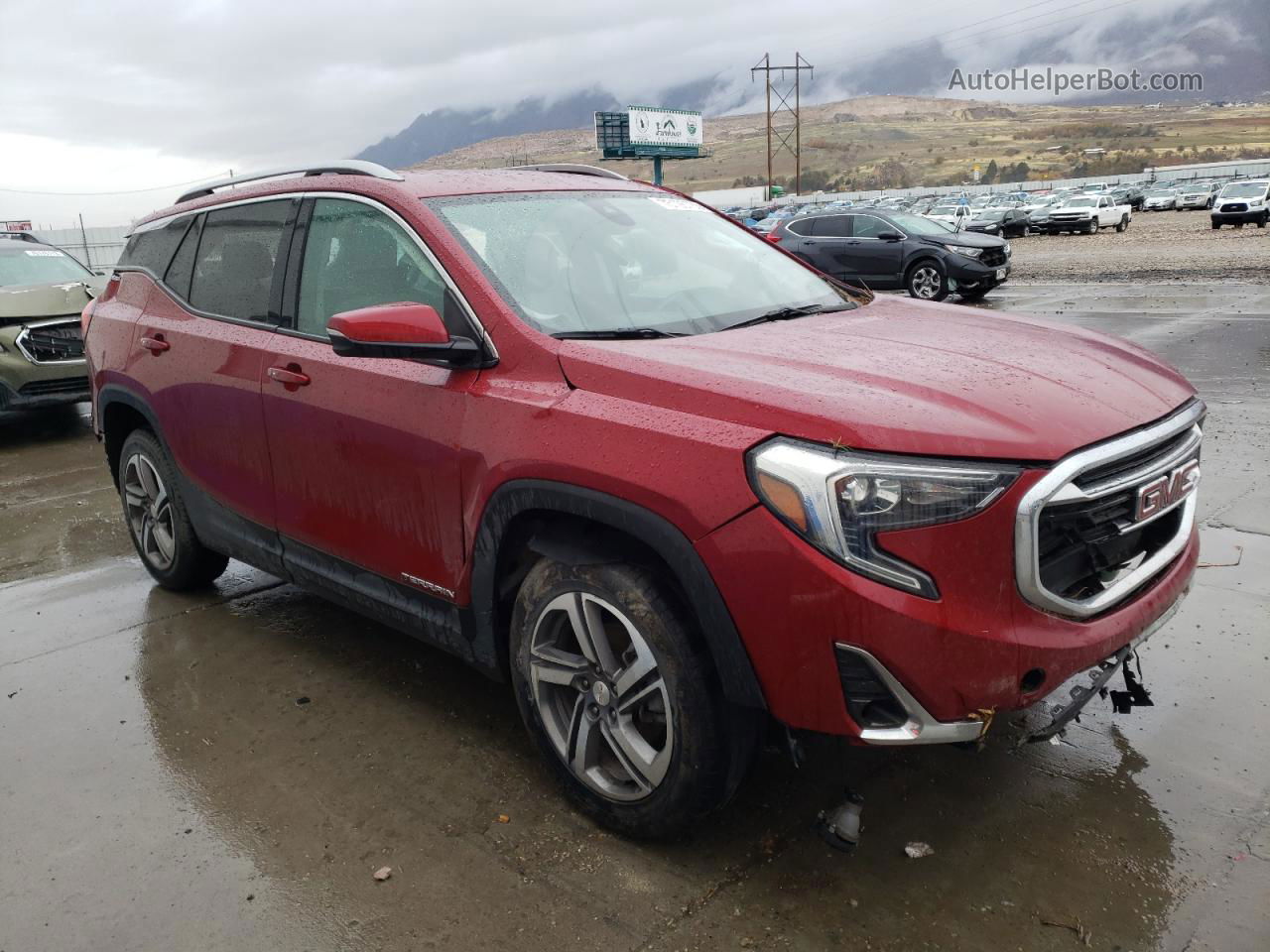 2020 Gmc Terrain Slt Красный vin: 3GKALVEV3LL109612