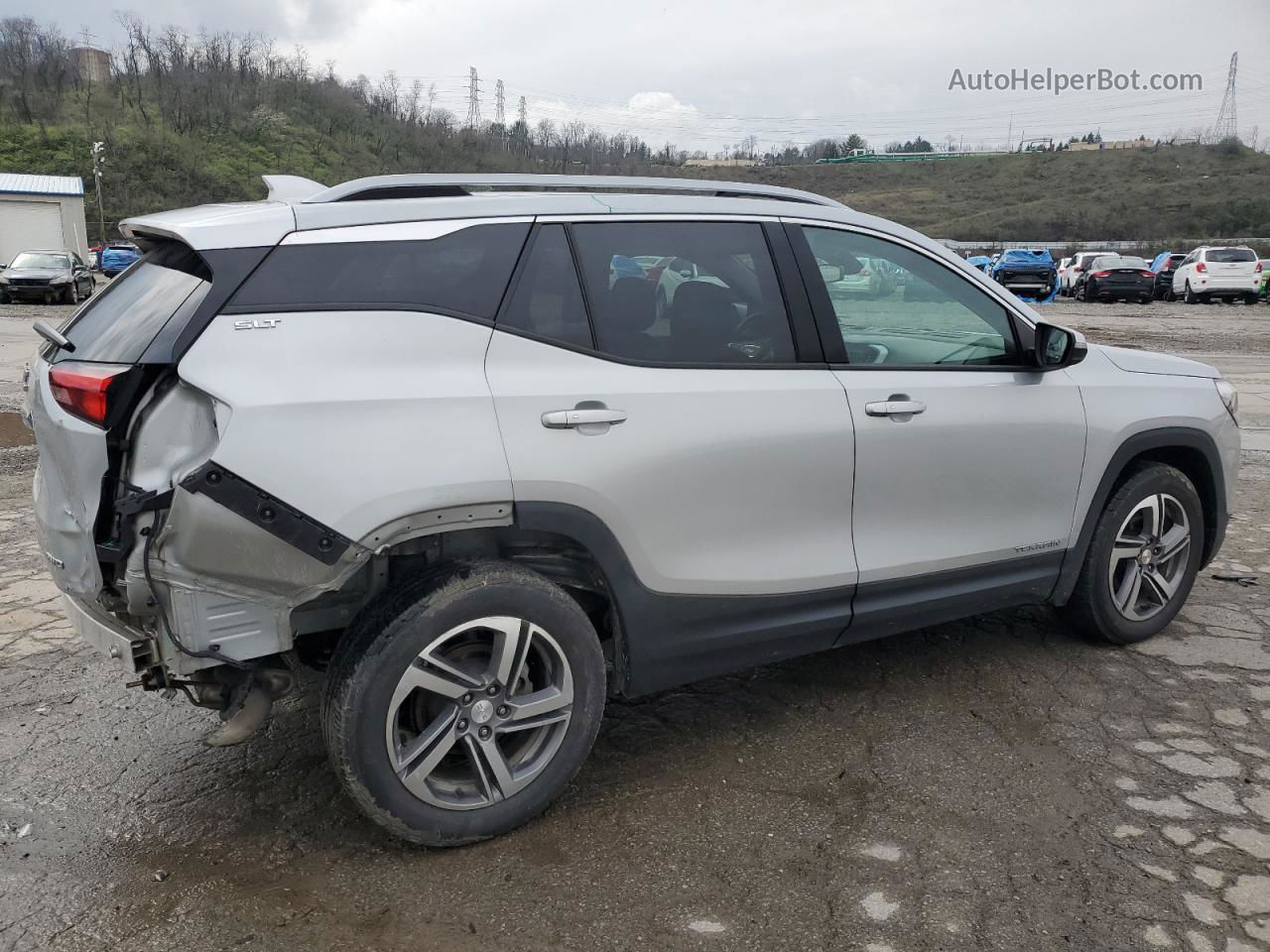 2020 Gmc Terrain Slt Серебряный vin: 3GKALVEV3LL251541