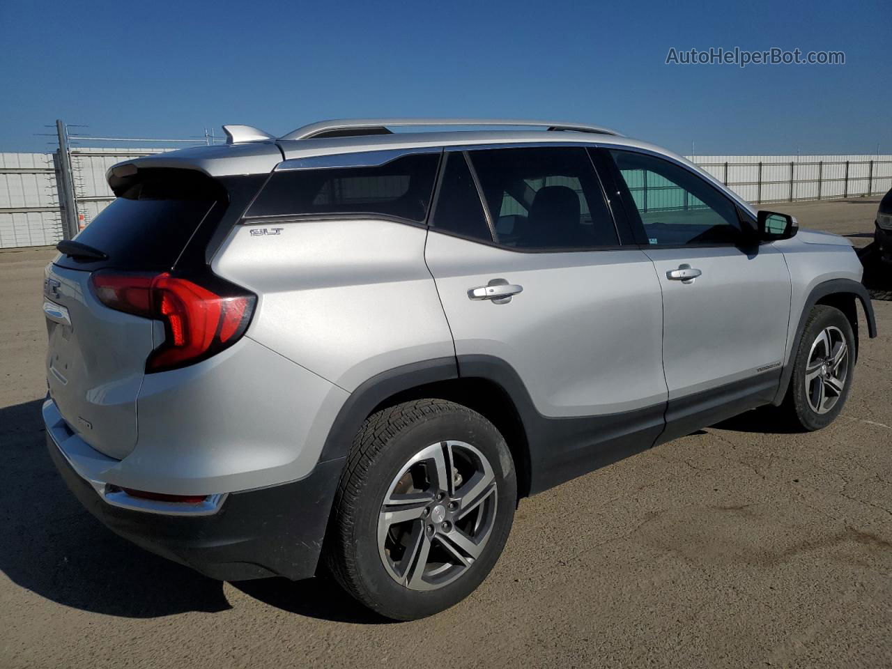 2019 Gmc Terrain Slt Серебряный vin: 3GKALVEV4KL237212