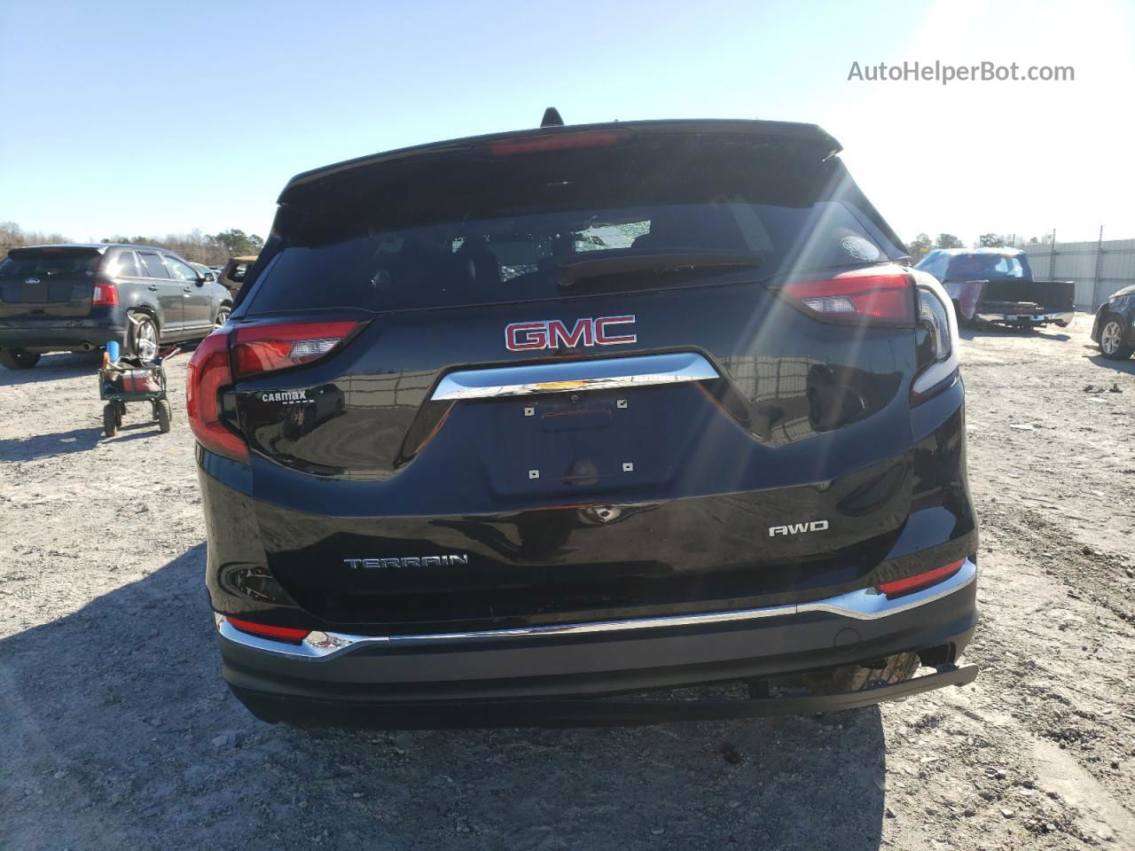 2020 Gmc Terrain Slt Черный vin: 3GKALVEV4LL252763