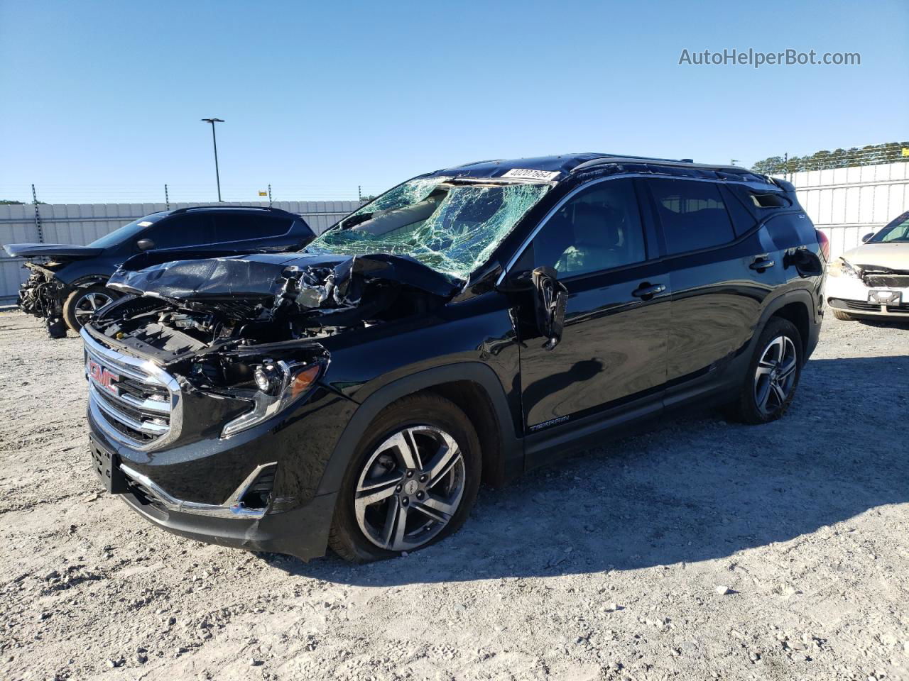 2020 Gmc Terrain Slt Черный vin: 3GKALVEV4LL252763