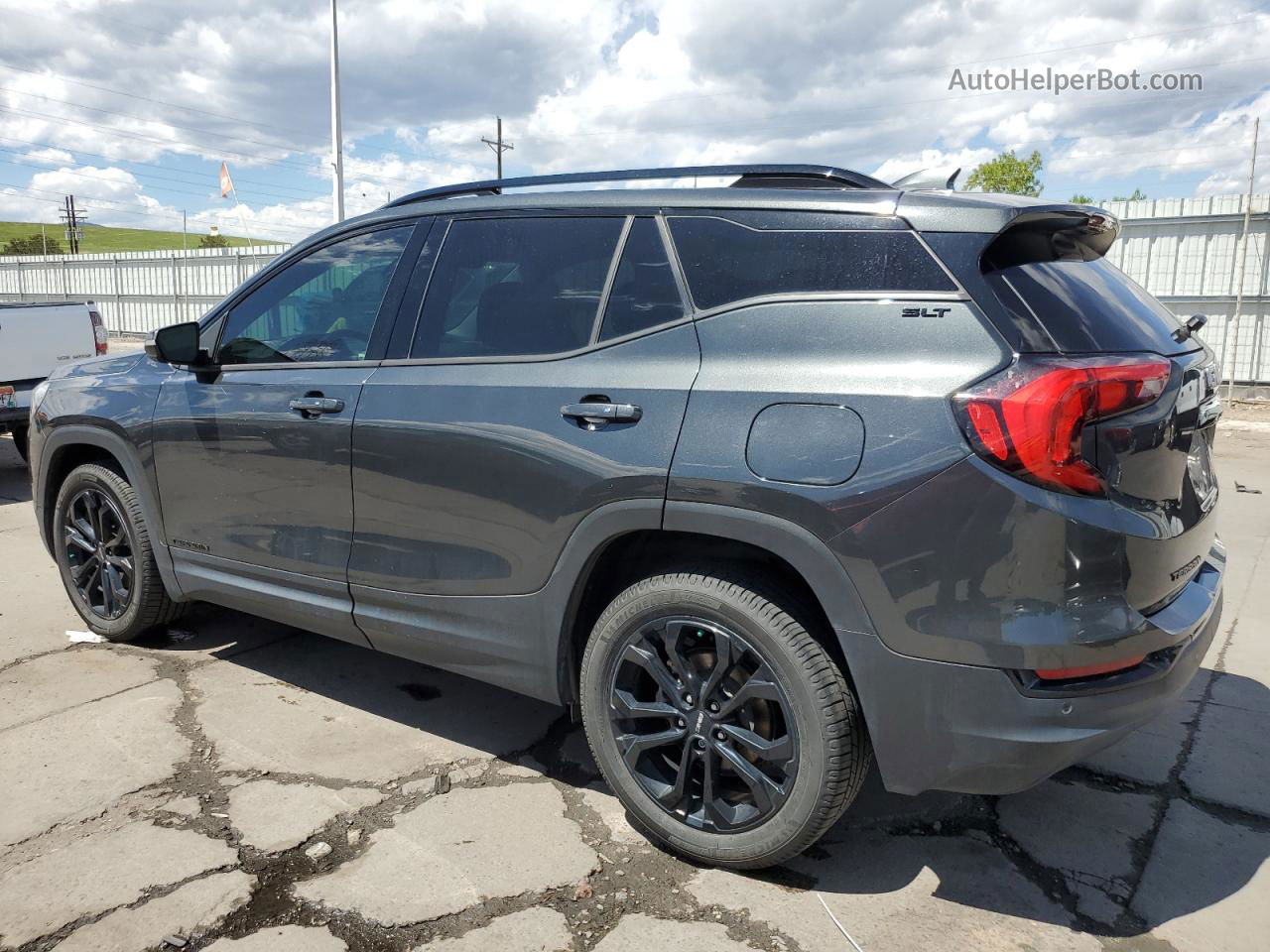 2019 Gmc Terrain Slt Серый vin: 3GKALVEV5KL213663