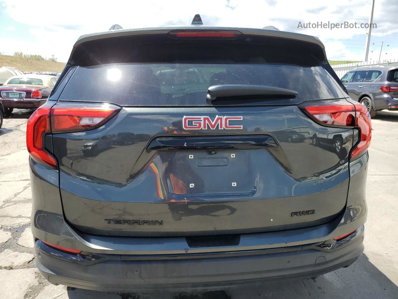 2019 Gmc Terrain Slt Gray vin: 3GKALVEV5KL213663