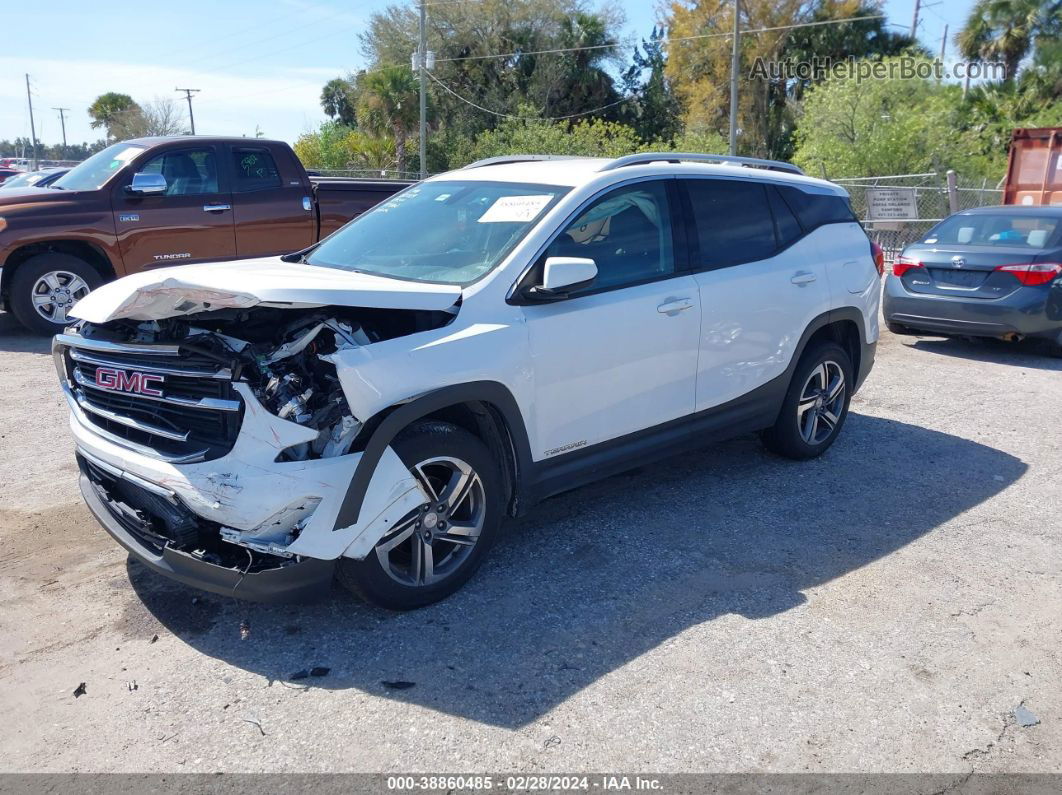 2019 Gmc Terrain Slt White vin: 3GKALVEV5KL239633