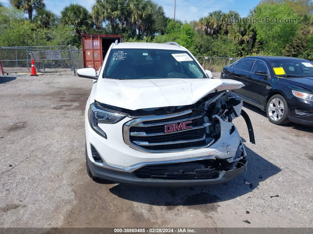 2019 Gmc Terrain Slt White vin: 3GKALVEV5KL239633