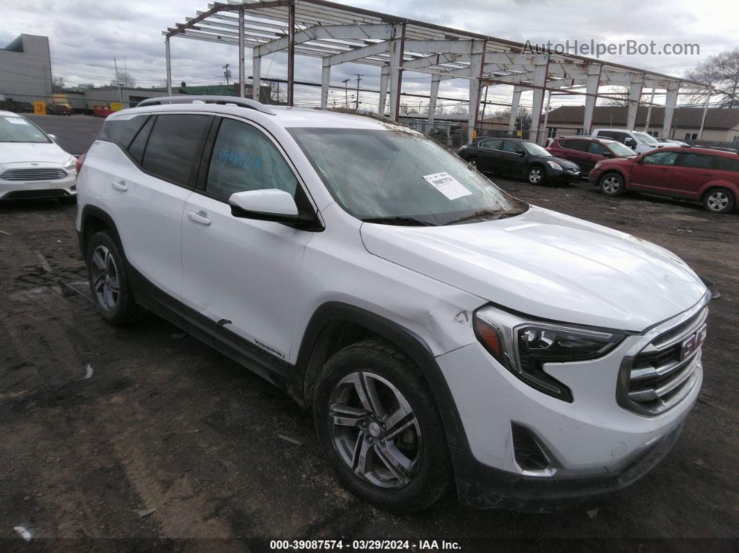 2019 Gmc Terrain Slt White vin: 3GKALVEV5KL244041