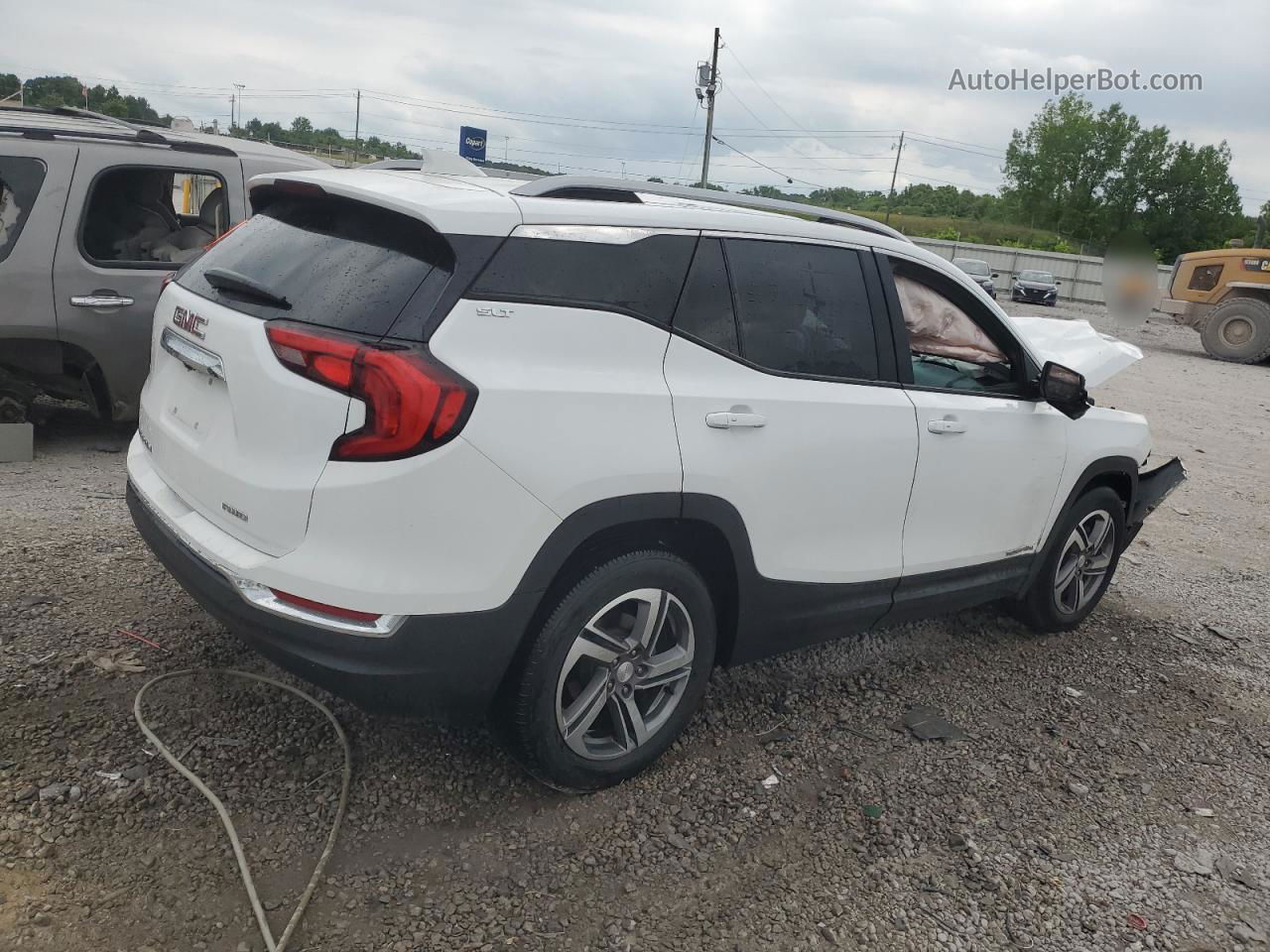 2020 Gmc Terrain Slt White vin: 3GKALVEV5LL119641