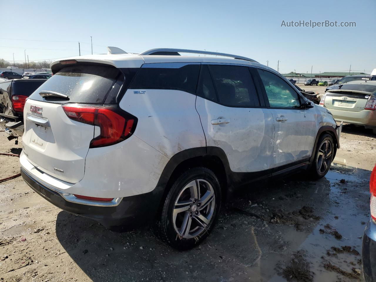 2020 Gmc Terrain Slt White vin: 3GKALVEV5LL268258