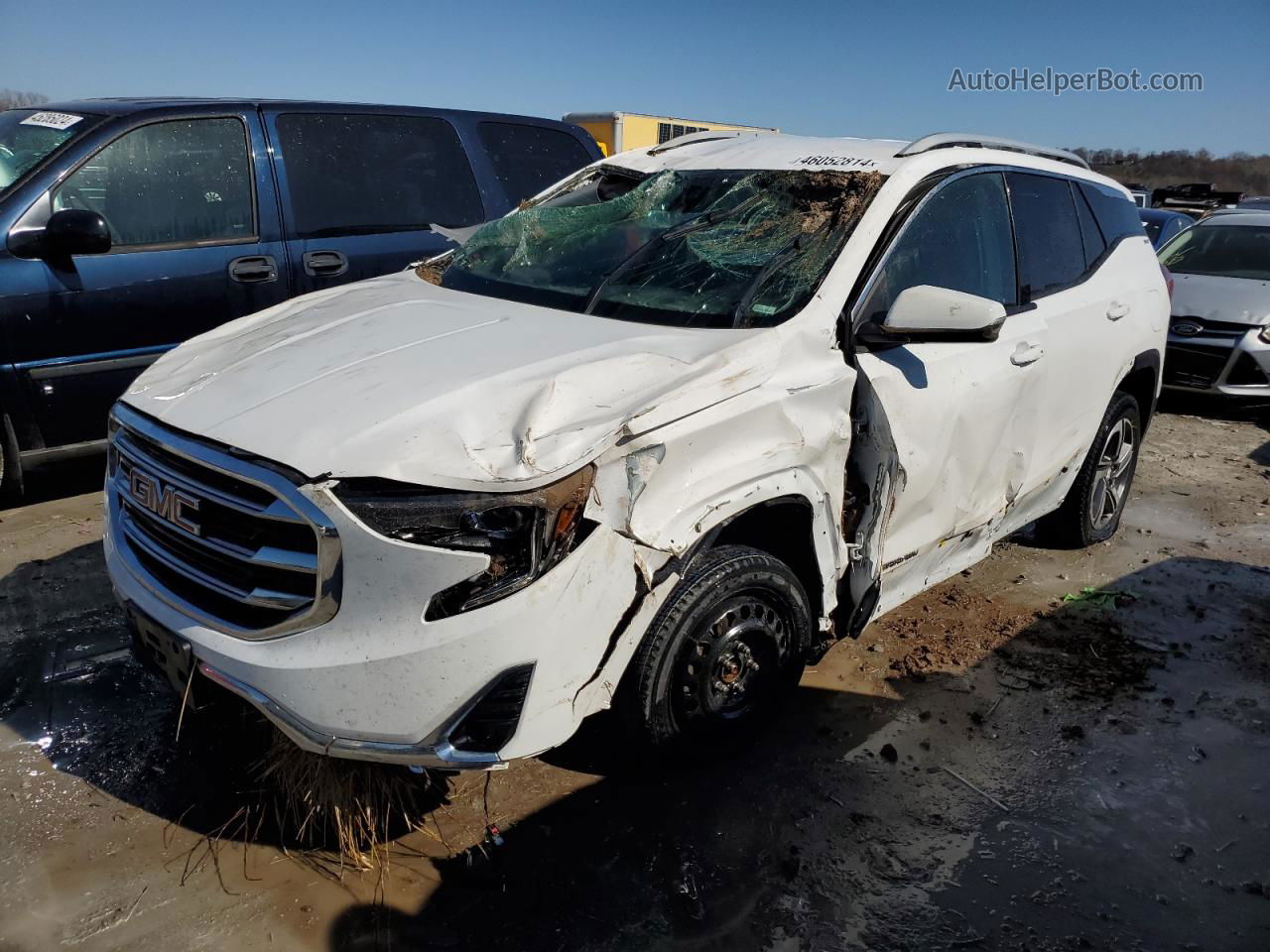 2020 Gmc Terrain Slt White vin: 3GKALVEV5LL268258