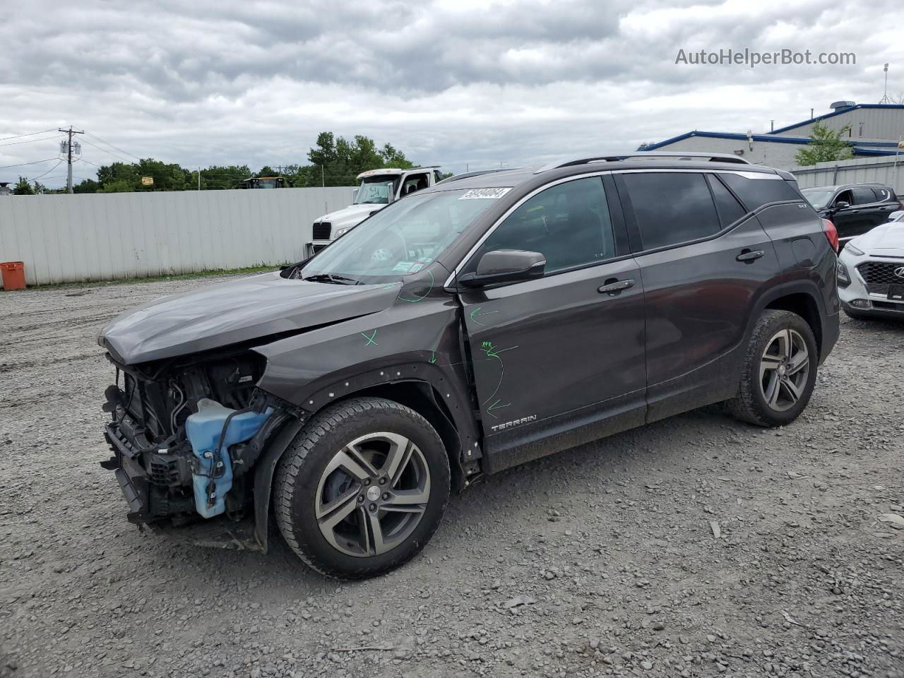 2019 Gmc Terrain Slt Коричневый vin: 3GKALVEV6KL168460