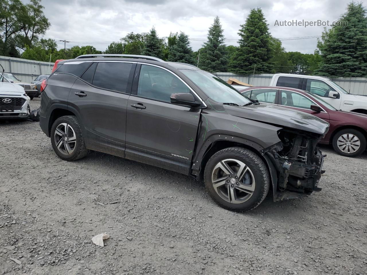 2019 Gmc Terrain Slt Коричневый vin: 3GKALVEV6KL168460