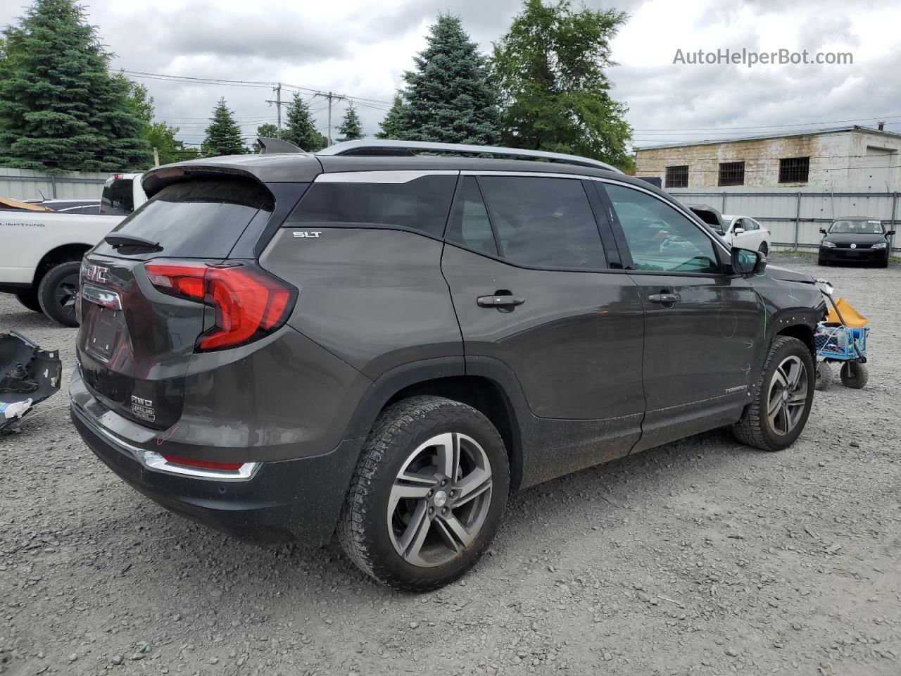 2019 Gmc Terrain Slt Коричневый vin: 3GKALVEV6KL168460