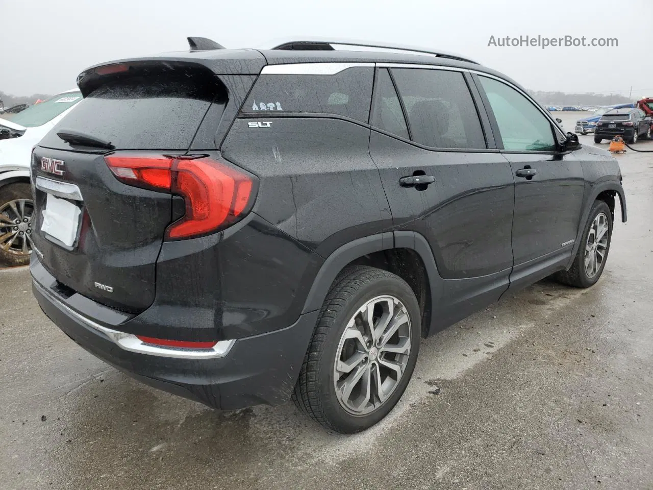 2019 Gmc Terrain Slt Черный vin: 3GKALVEV6KL187638