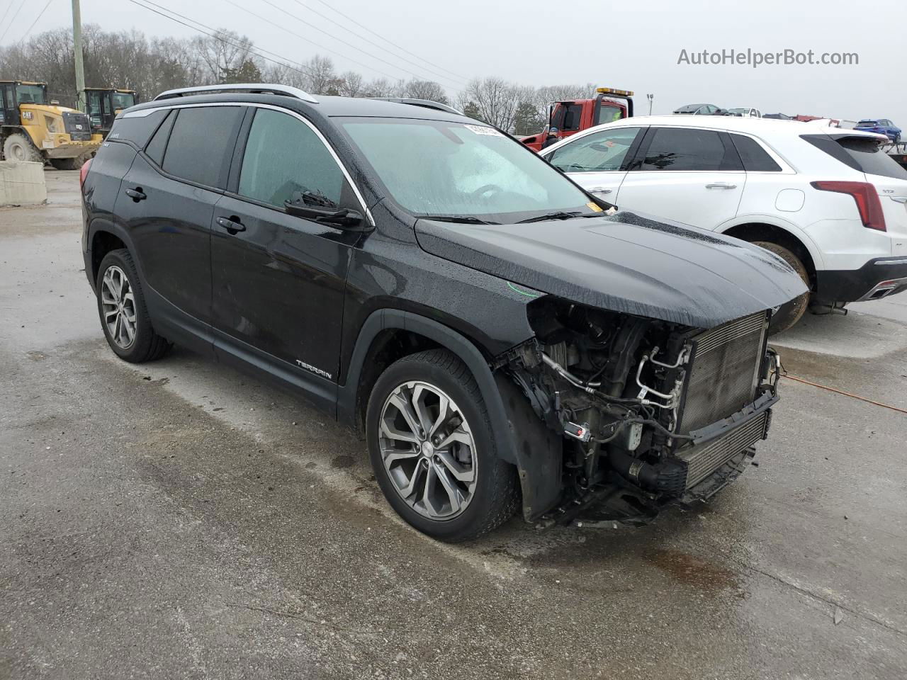 2019 Gmc Terrain Slt Черный vin: 3GKALVEV6KL187638