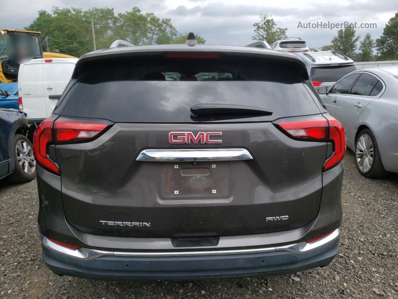 2019 Gmc Terrain Slt Коричневый vin: 3GKALVEV7KL315675