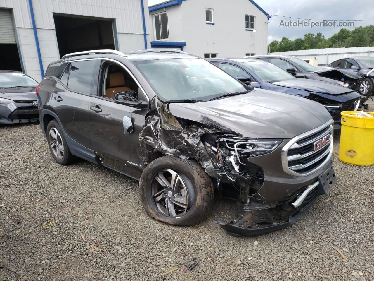 2019 Gmc Terrain Slt Brown vin: 3GKALVEV7KL315675