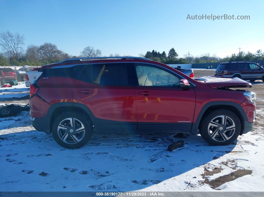 2019 Gmc Terrain Slt Темно-бордовый vin: 3GKALVEV7KL330371