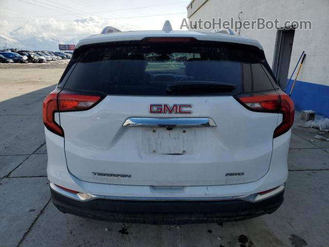 2019 Gmc Terrain Slt White vin: 3GKALVEV7KL369395