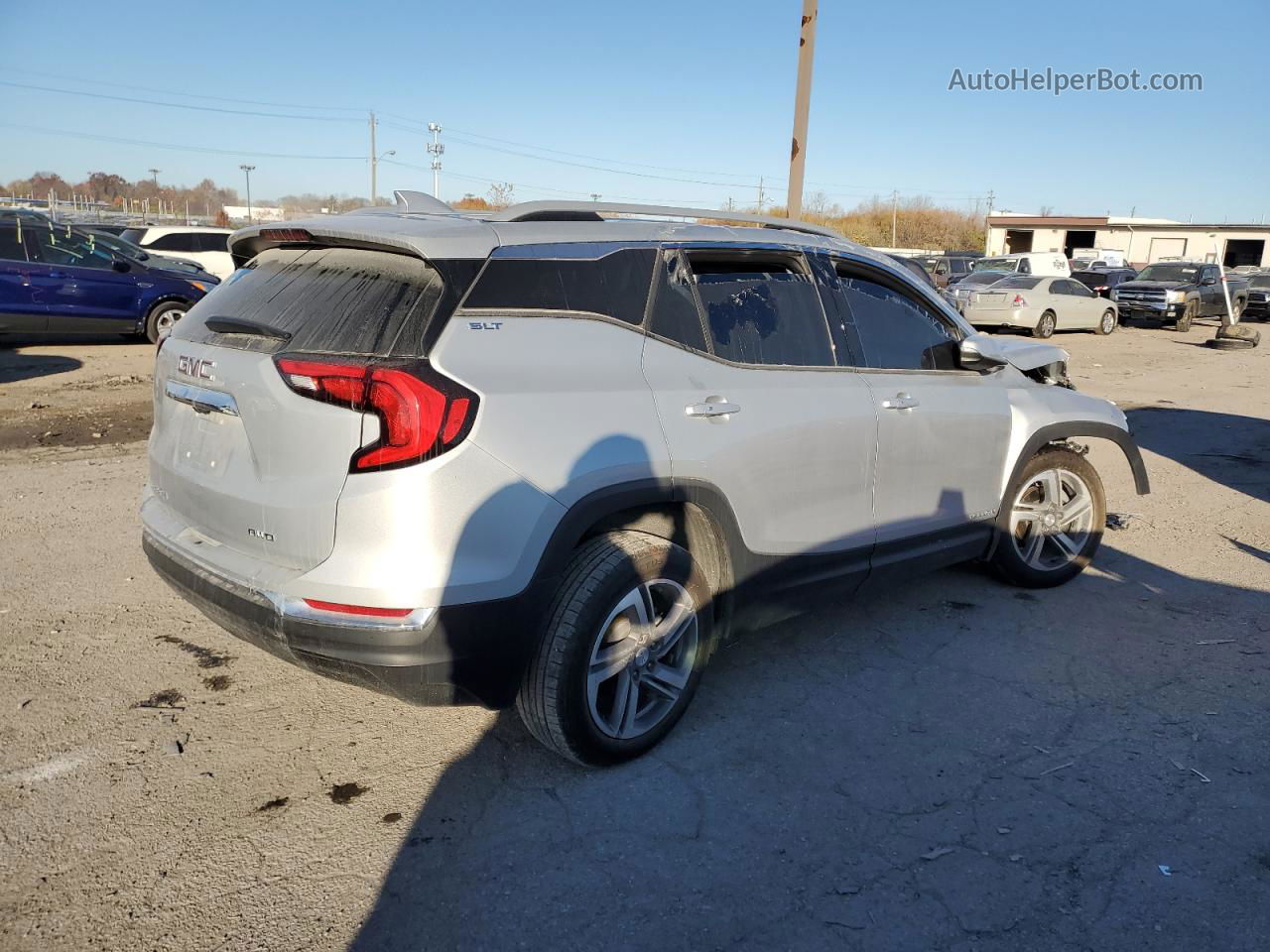 2020 Gmc Terrain Slt Silver vin: 3GKALVEV7LL205484