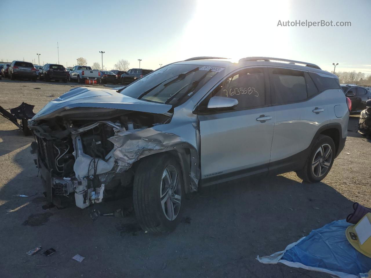 2020 Gmc Terrain Slt Silver vin: 3GKALVEV7LL205484