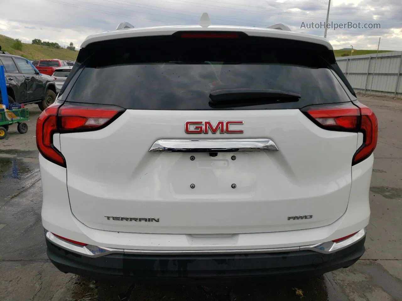 2020 Gmc Terrain Slt White vin: 3GKALVEV7LL277642