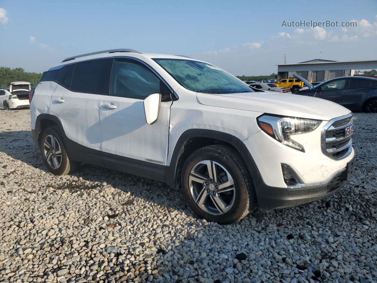 2020 Gmc Terrain Slt Белый vin: 3GKALVEV8LL105409