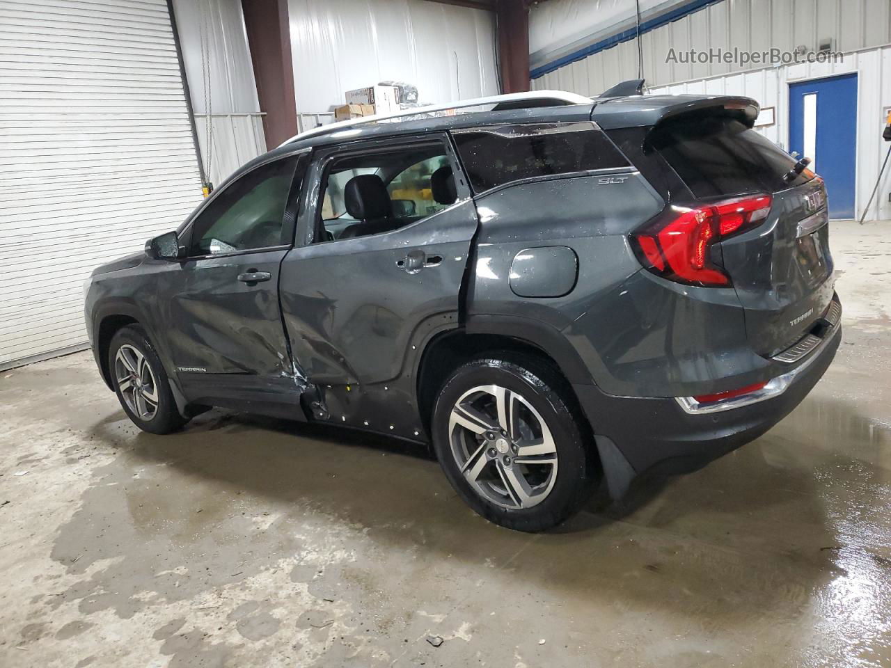 2019 Gmc Terrain Slt Синий vin: 3GKALVEV9KL153760