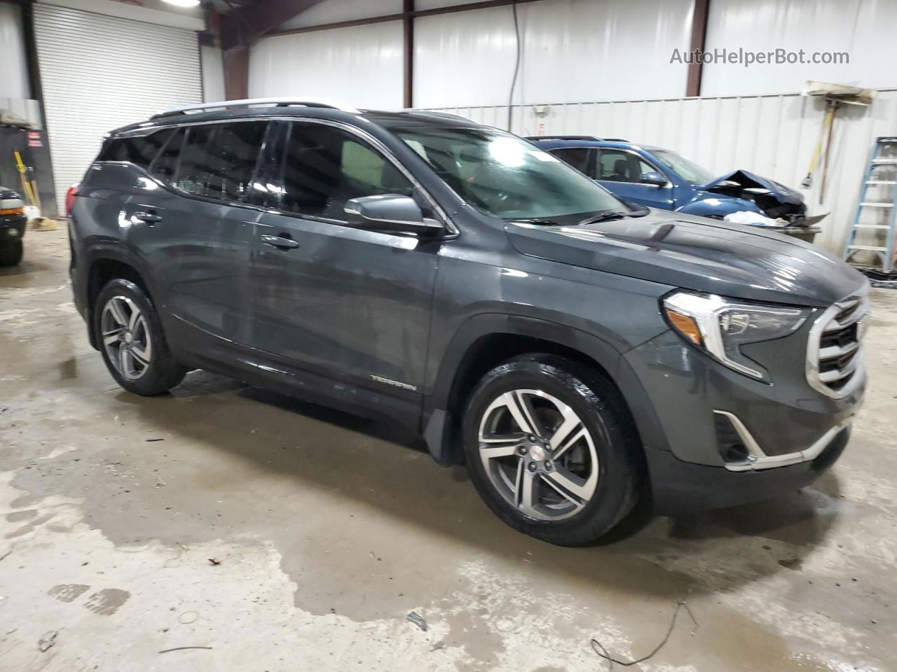 2019 Gmc Terrain Slt Синий vin: 3GKALVEV9KL153760